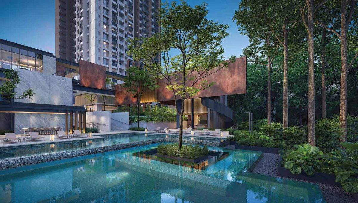 Grand Promenade pools and clubhouses at Promenade Peak