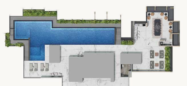 Promenade Peak Sky Peak roof storey plan
